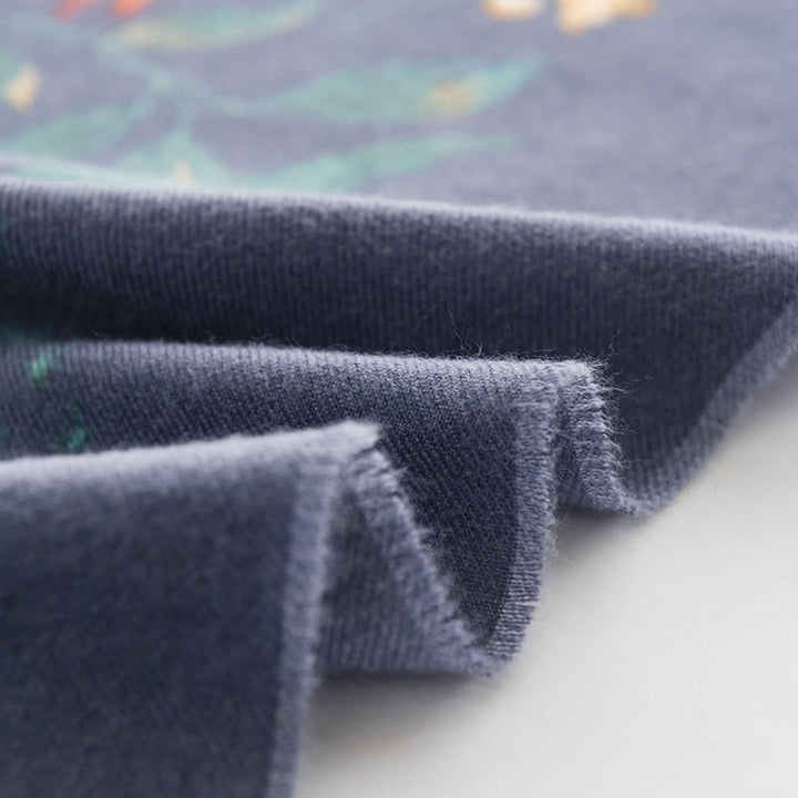 Écharpe enveloppante confortable et chaude avec motif imprimé de roses multiflores tibétaines en Buddha Stones pour l'automne et l'hiver - image 8