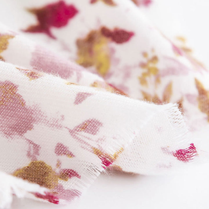 Écharpe de voyage chaude et confortable avec imprimé floral tibétain et Buddha Stones - image 9