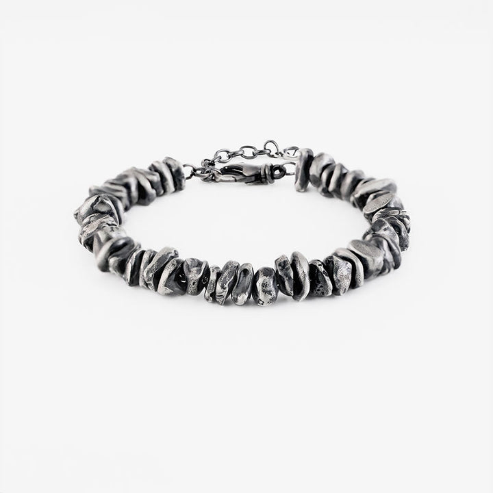 Bracelet de protection en argent sterling 999 Buddha Stones et petit changement de forme