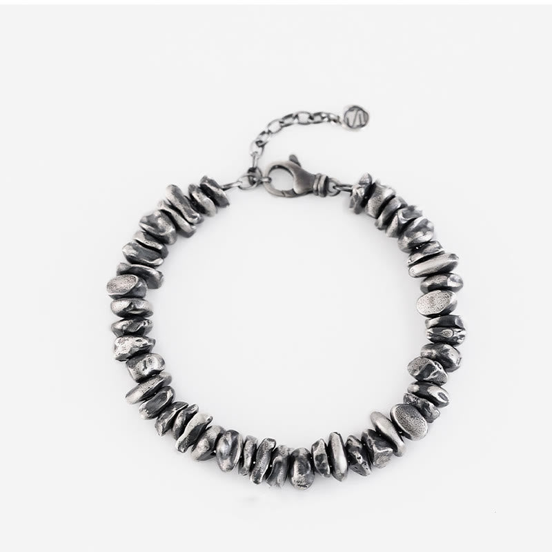 Bracelet de protection en argent sterling 999 Buddha Stones et petit changement de forme