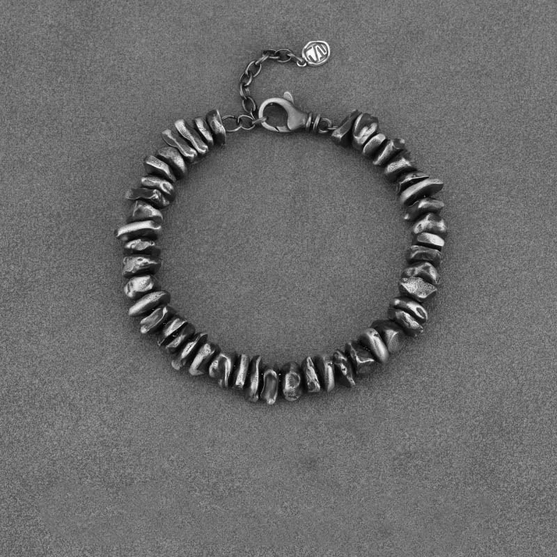Bracelet de protection en argent sterling 999 Buddha Stones et petit changement de forme