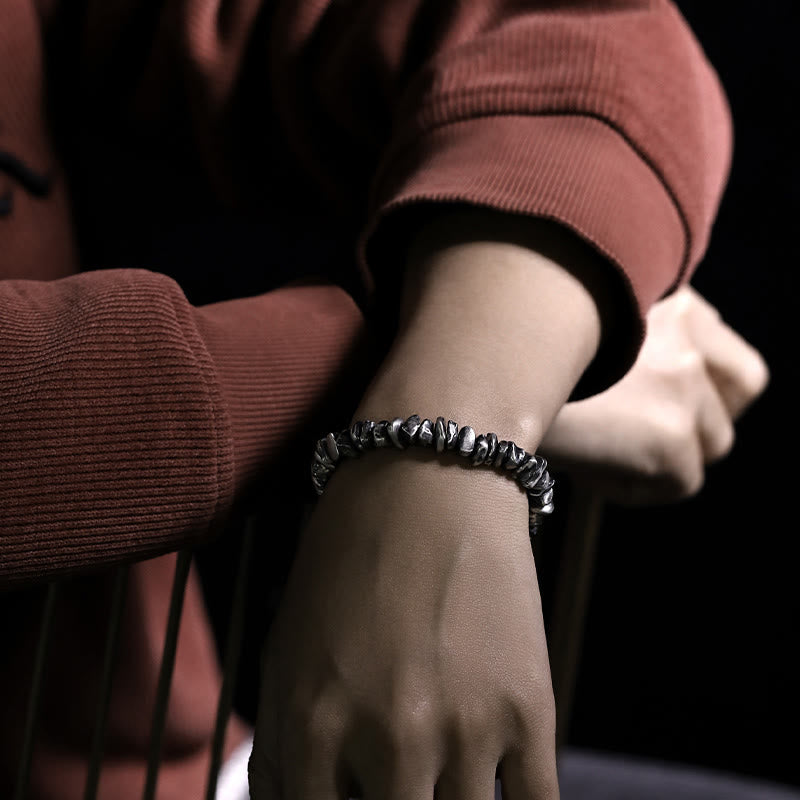 Bracelet de protection en argent sterling 999 Buddha Stones et petit changement de forme - image 15