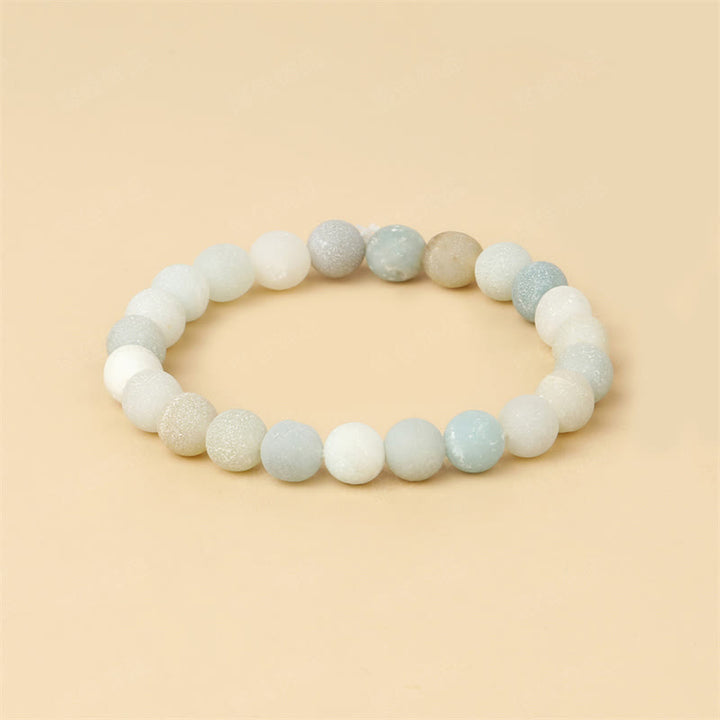 Bracelet de soutien pour l'équilibre et le calme de la série verte Love Self de Buddha Stones
