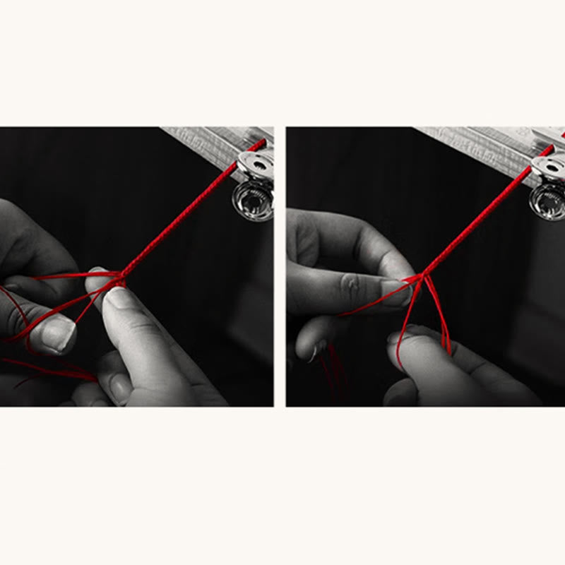 Bracelet tressé en corde de protection porte-bonheur fait main en or 999 avec motif de l'année du serpent - image 17