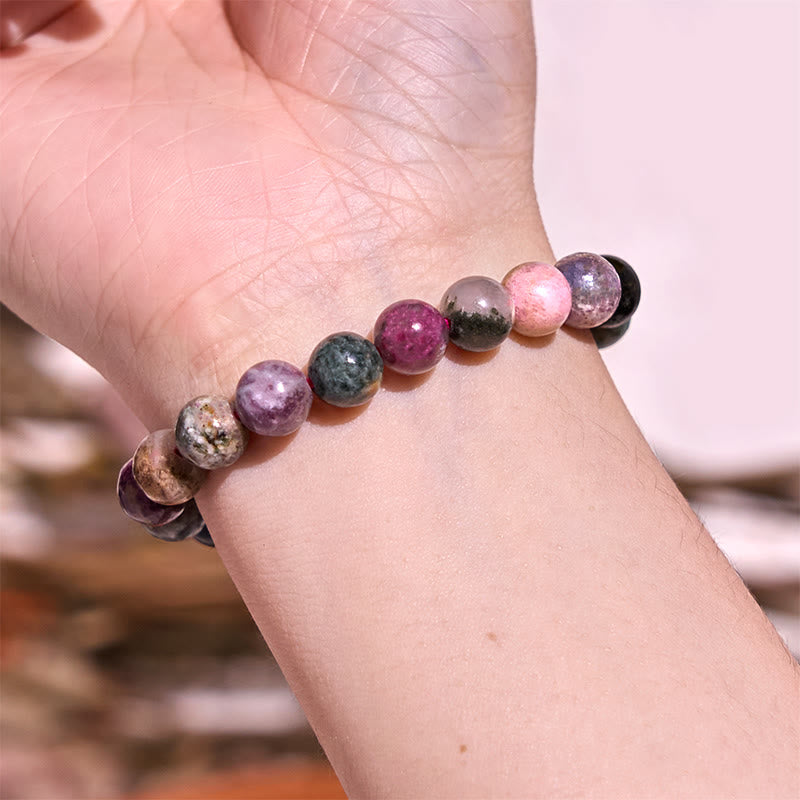 Bracelet de tranquillité d'amour de la série Cool Color de Buddha Stones Restores Calm