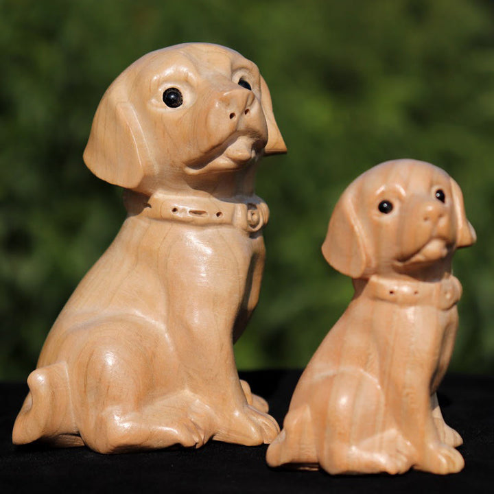 Buddha Stones Année du serpent Caractère du zodiaque chinois Fu Statue en bois de pêche Décoration de la maison - image 29