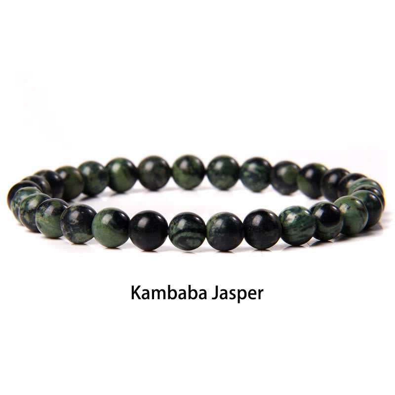 Buddha Stones 6 mm Diverses pierres Cristal Noir Paillettes Pierres Oeil de Tigre Rouge Bracelet de Protection