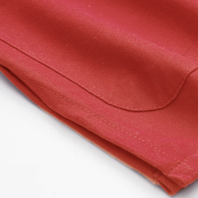 Ensemble 2 pièces pour homme avec chemise à manches longues et pantalon en coton à boutons de Buddha Stones - image 7