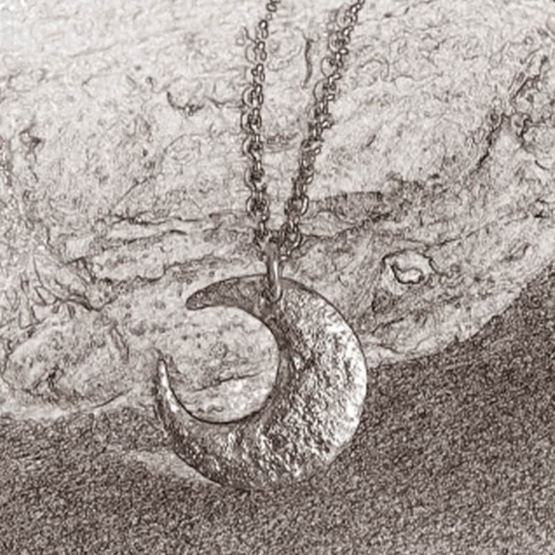 Collier pendentif en argent sterling 999 avec Buddha Stones et équilibre lunaire - image 4