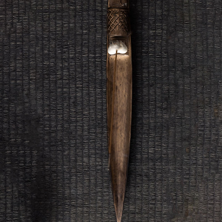 Brûleur d'encens en céramique marron Buddha Stones Fisherman Zen Healing - image 7