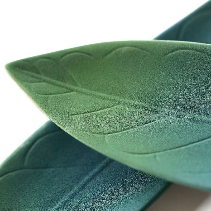 Brûleur d'encens en céramique avec Buddha Stones et feuille de saule - image 6