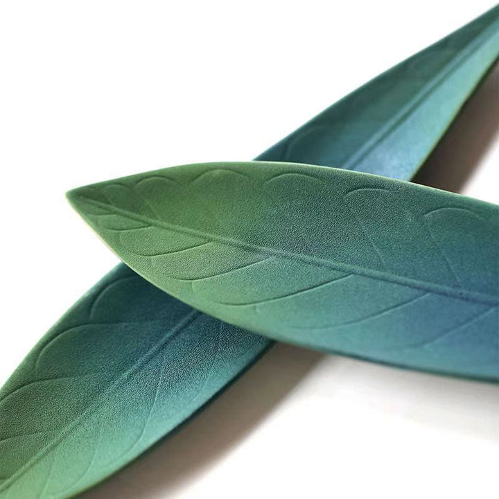 Brûleur d'encens en céramique avec Buddha Stones et feuille de saule - image 5