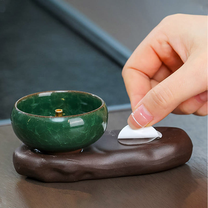 Buddha Stones d'encens en céramique pour la guérison des aliments de la dynastie Tang