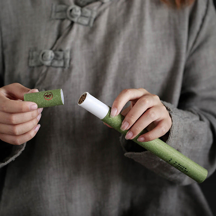 Brûleur d'encens en céramique avec Buddha Stones et montagnes et bateau - 40 bâtonnets d'encens - image 14