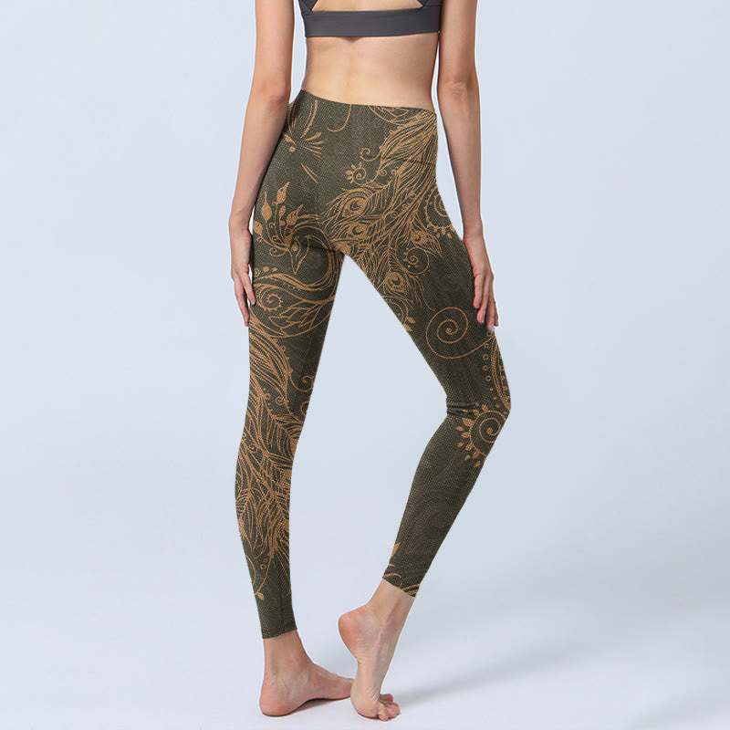 Pantalon de yoga pour femme avec imprimé Buddha Stones - image 4