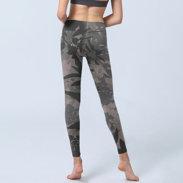 Pantalon de yoga pour femme avec imprimé Buddha Stones - image 7