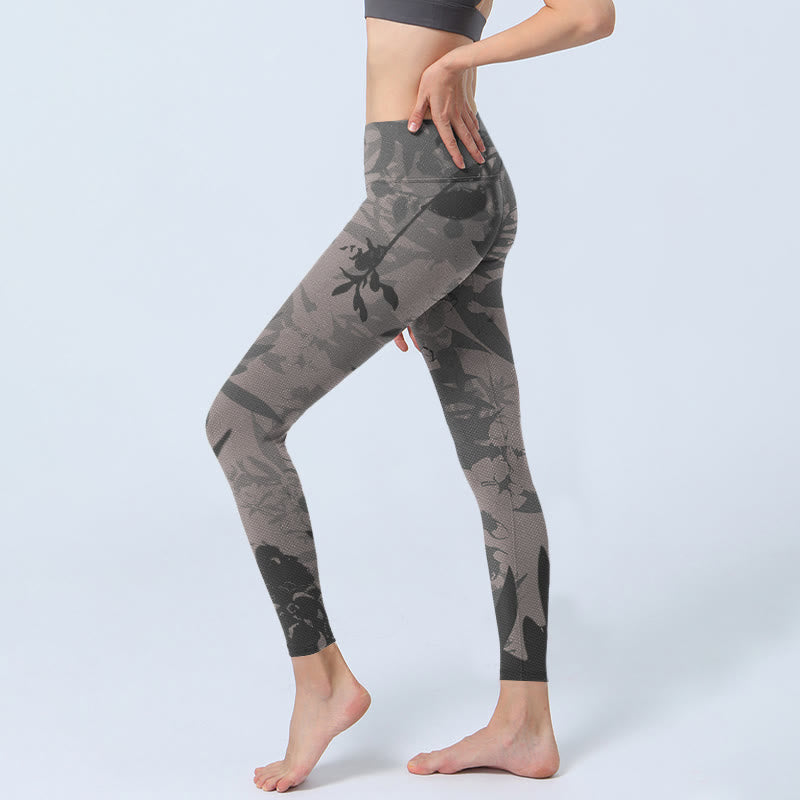 Pantalon de yoga pour femme avec imprimé Buddha Stones - image 2