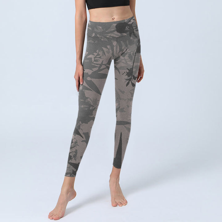 Pantalon de yoga pour femme avec imprimé Buddha Stones - image 5