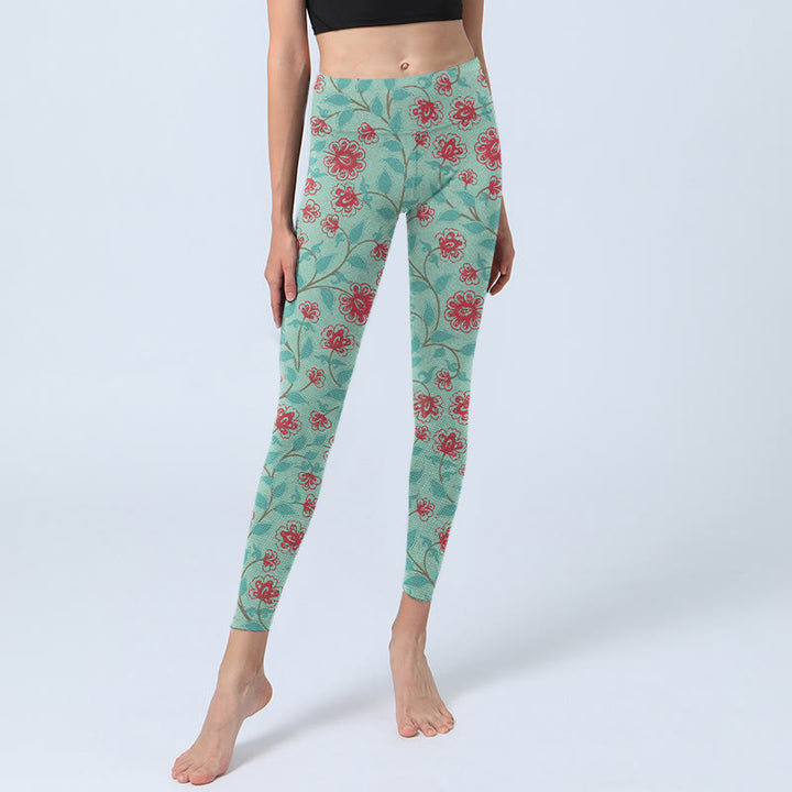 Leggings de sport à imprimé Buddha Stones Pantalon de yoga pour femme - image 6