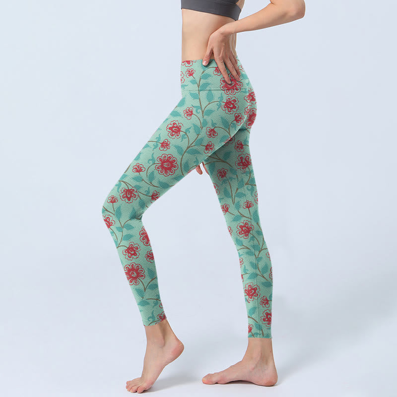 Leggings de sport à imprimé Buddha Stones Pantalon de yoga pour femme - image 3