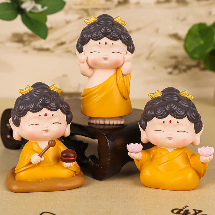 Statue de Buddha Stones de méditation, lotus Amitabha, décoration de la maison, compassion