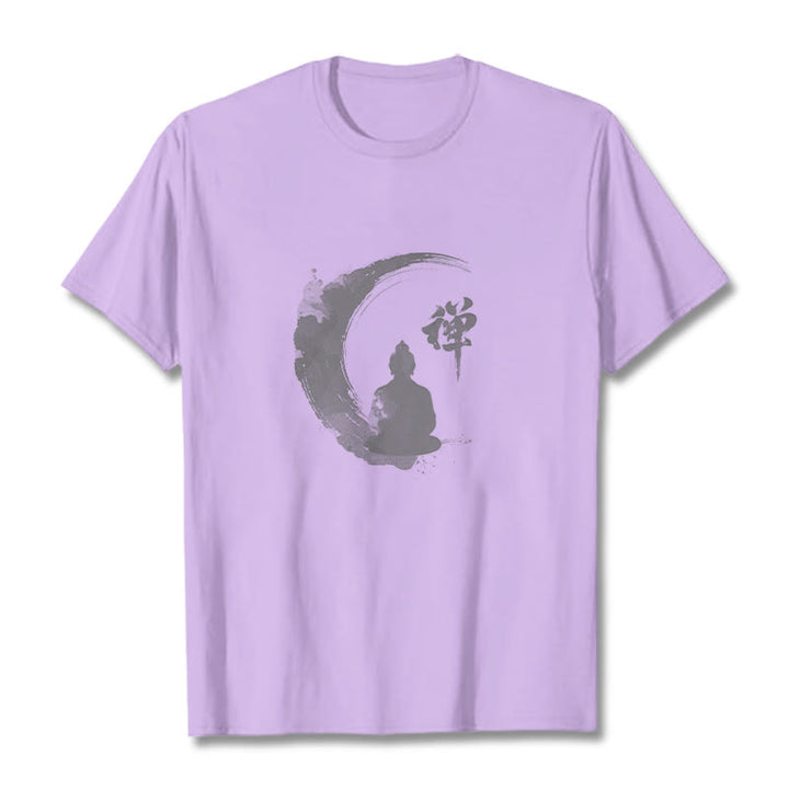 T-shirt en coton à motif Buddha Stones de Bouddha