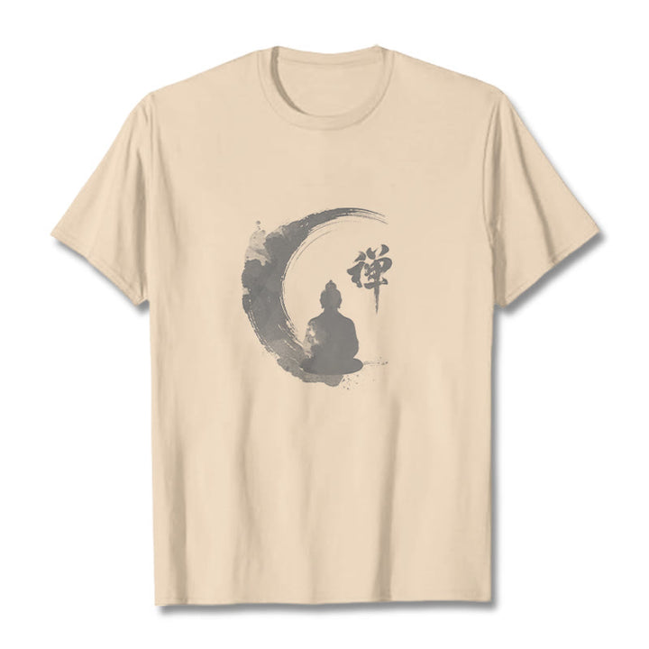 T-shirt en coton à motif Buddha Stones de Bouddha