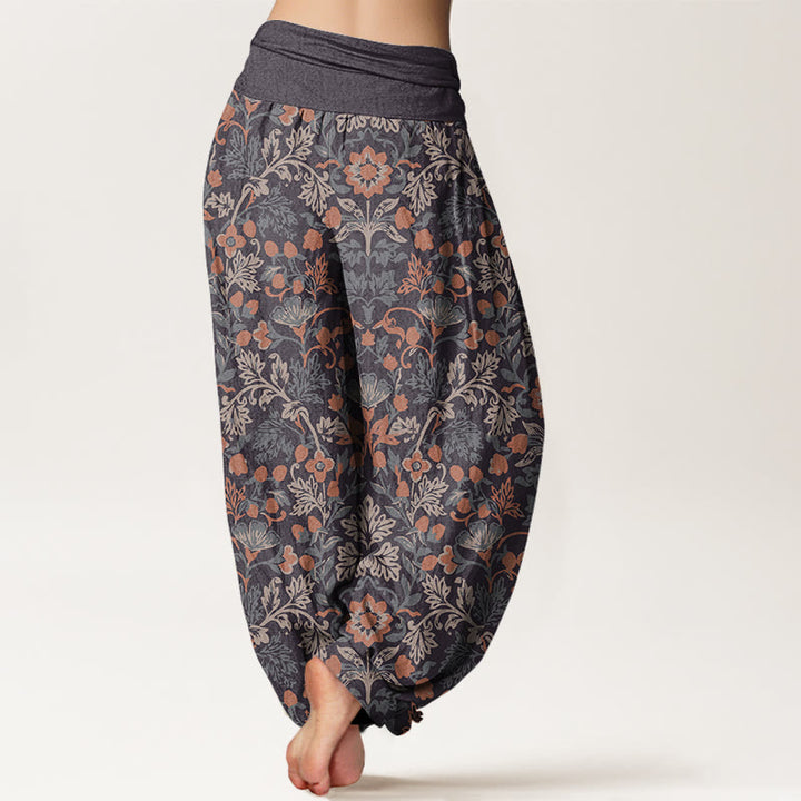 Pantalon sarouel décontracté à taille élastique pour femme avec Buddha Stones - image 6