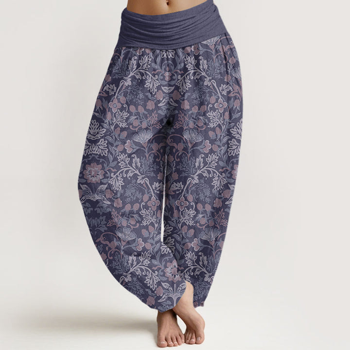 Pantalon sarouel décontracté à taille élastique pour femme avec Buddha Stones - Chardon - US22，UK/AU26，EU54 (6XL) - image 8