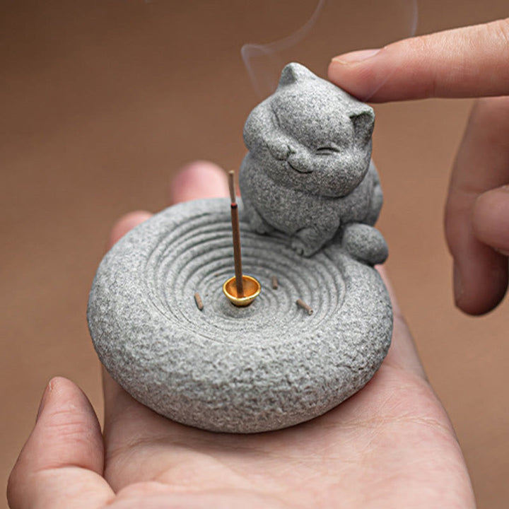 Brûleur Buddha Stones, décoration de bureau - image 8