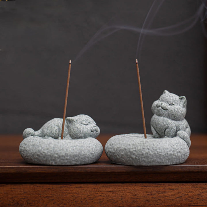 Brûleur Buddha Stones, décoration de bureau - image 2