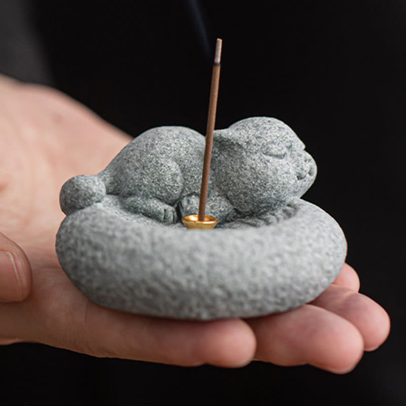 Brûleur Buddha Stones, décoration de bureau - image 21