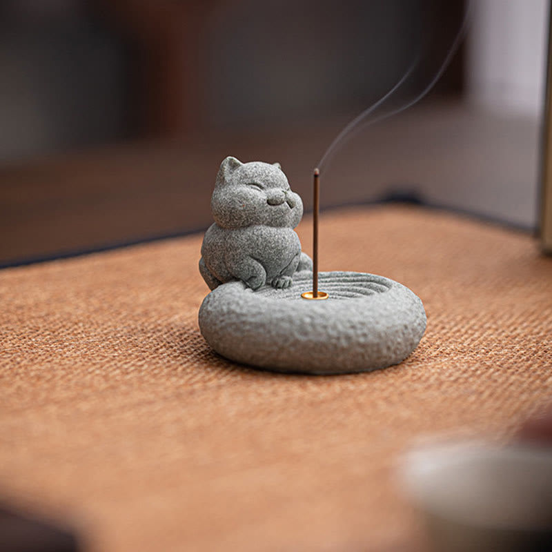 Brûleur Buddha Stones, décoration de bureau - image 4