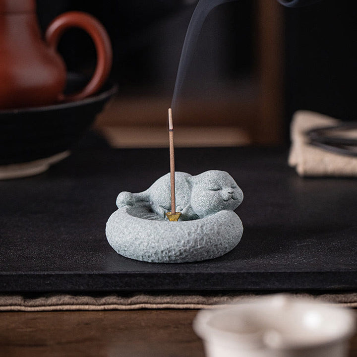 Brûleur Buddha Stones, décoration de bureau - image 16
