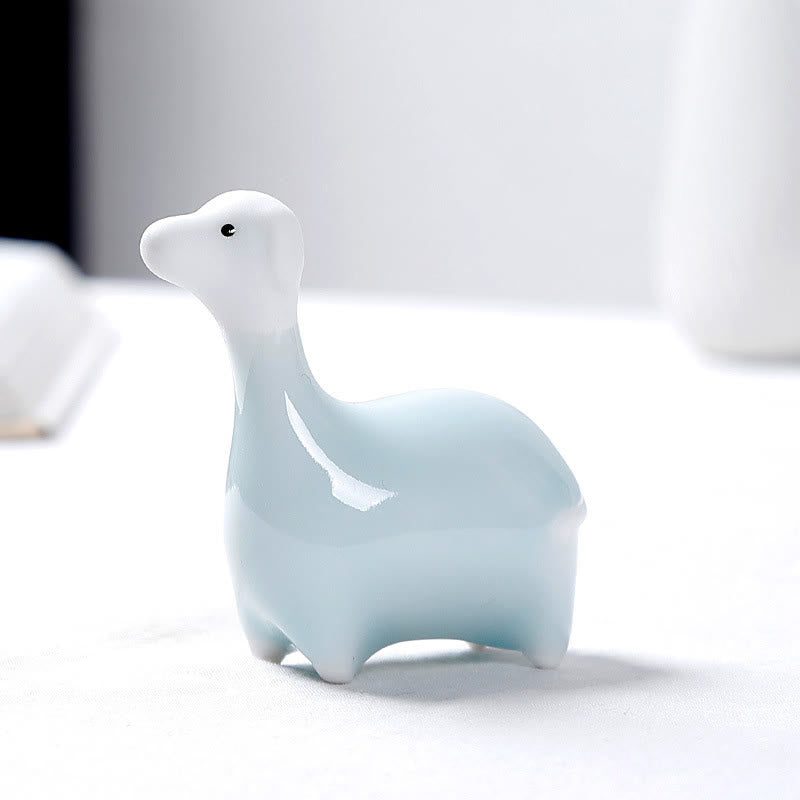 Buddha Stones Zodiaque chinois Thé en céramique pour animaux de compagnie Décoration de la maison - image 30