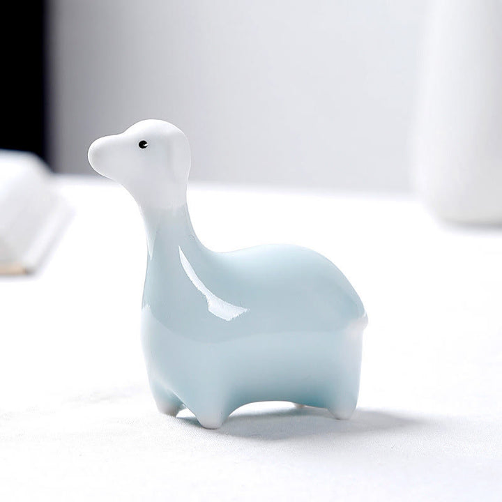 Buddha Stones Zodiaque chinois Thé en céramique pour animaux de compagnie Décoration de la maison - image 30