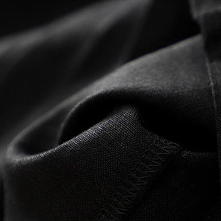 Pantalon pour femme en coton et lin élastique avec poches et boutons sur le devant et au dos, couleur unie , Buddha Stones - image 33