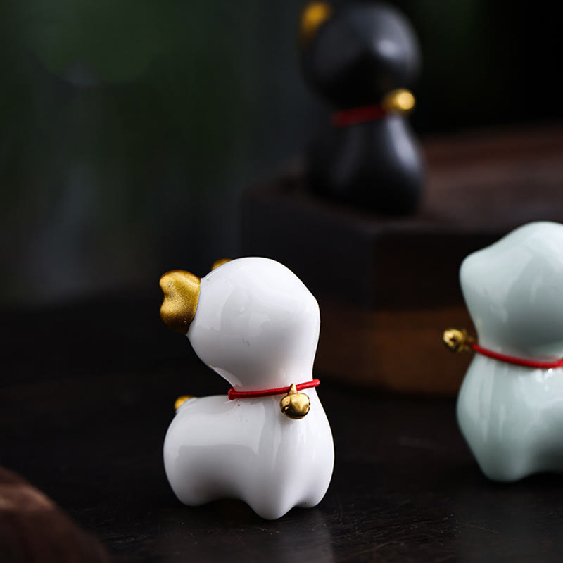 Figurine de bureau en céramique en forme de mini Buddha Stones - image 6
