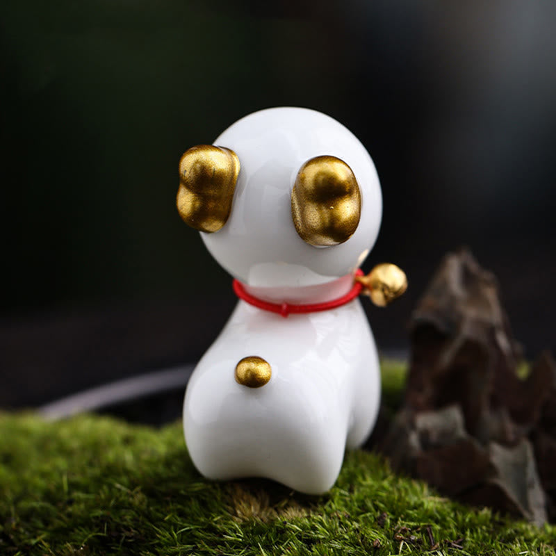 Figurine de bureau en céramique en forme de mini Buddha Stones