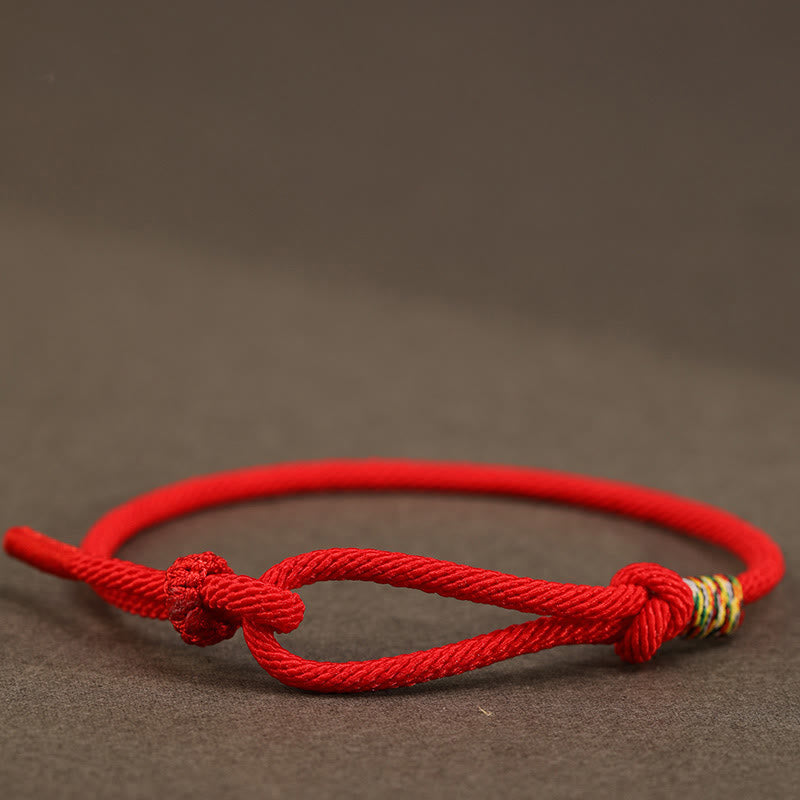 Bracelet porte-bonheur en argent sterling 925 et 999 avec cordon rouge et Buddha Stones - Cordon rouge - Cordon coloré - 16-17 cm - image 3