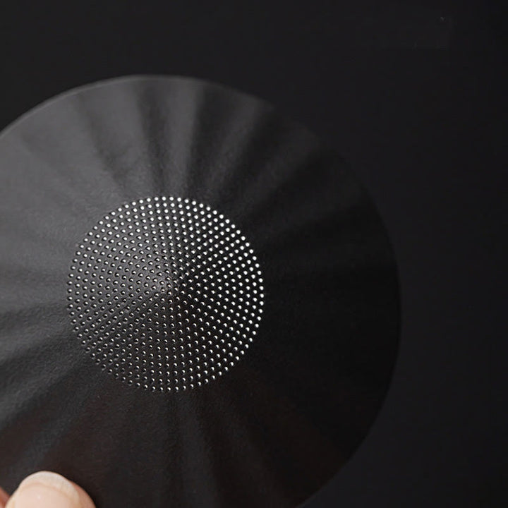 Buddha Stones Petit Chapeau de Moine Zen Passoire Accessoires de Thé en Céramique Figurine Décoration de la Maison - image 3