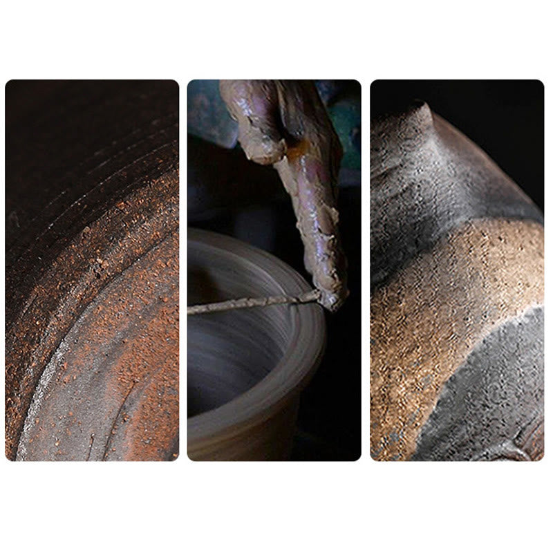 Buddha Stones Petit Chapeau De Moine Brun Passoire Céramique Accessoires À Thé Figurine Zen Maison Bureau Décoration - image 16