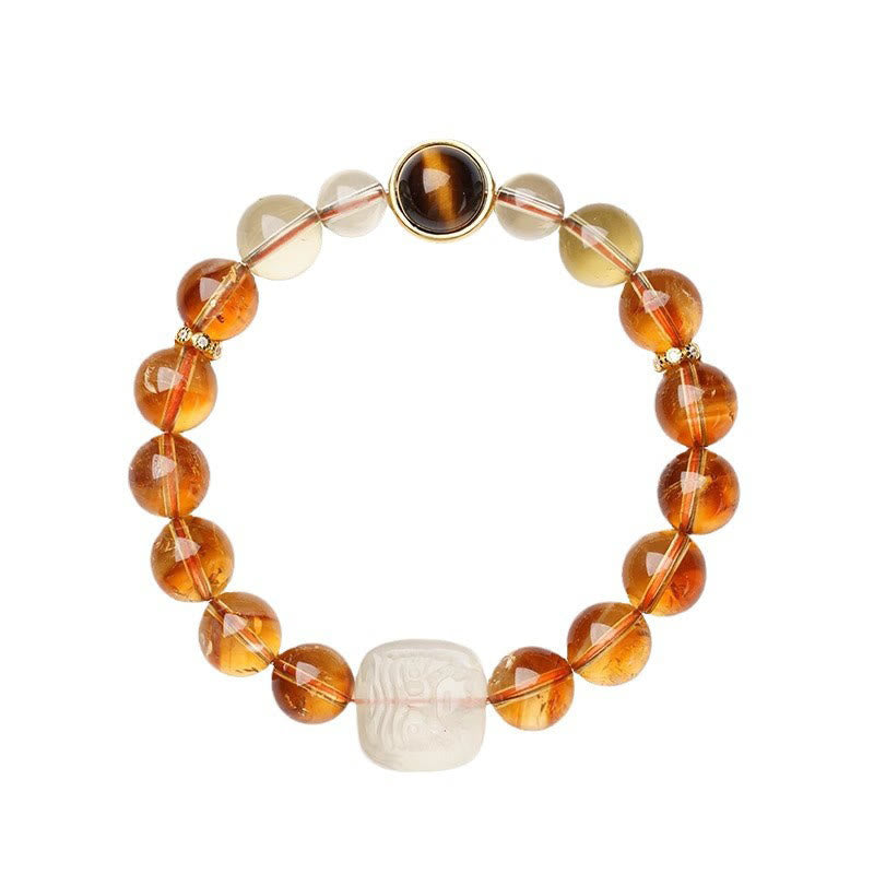 Bracelet de gentillesse Zashi Lhamo en topaze de Buddha Stones