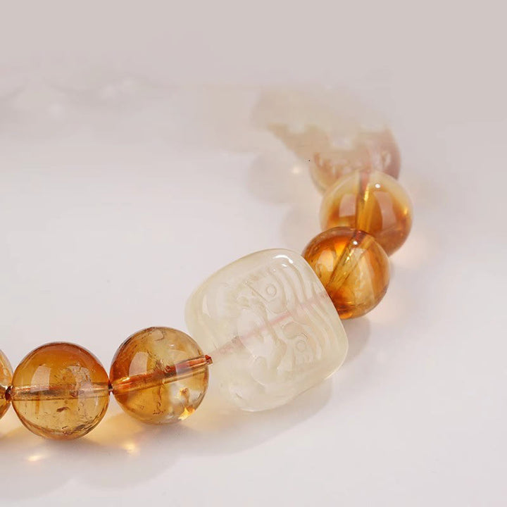 Bracelet de gentillesse Zashi Lhamo en topaze de Buddha Stones