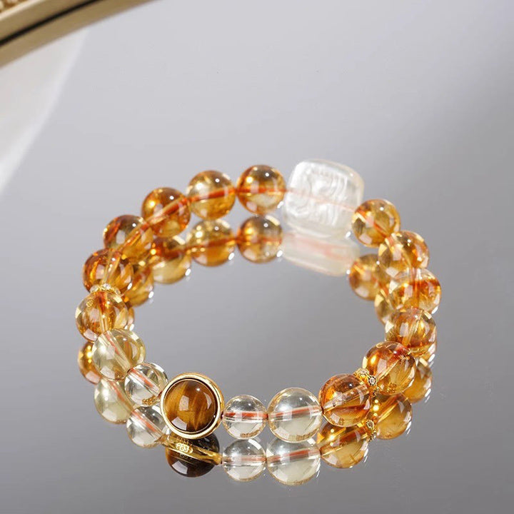 Bracelet de gentillesse Zashi Lhamo en topaze de Buddha Stones