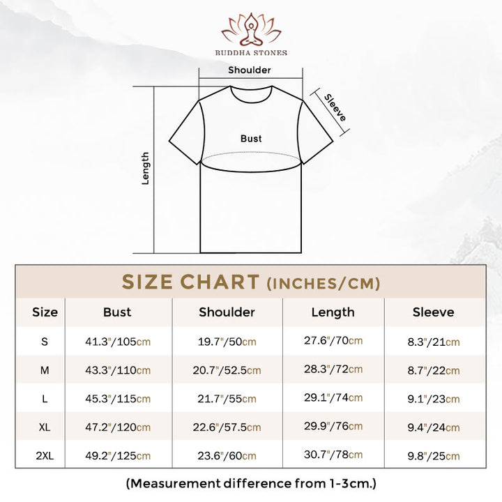 T-shirt en coton Buddha Stones Dorje Vajra Mandala Bouddha - image 7
