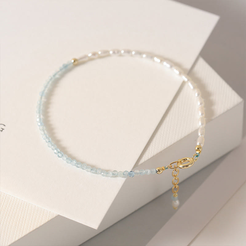 Bracelet de sagesse en cuivre plaqué or 14 carats avec perles turquoise ultra fines de 2 mm et Buddha Stones