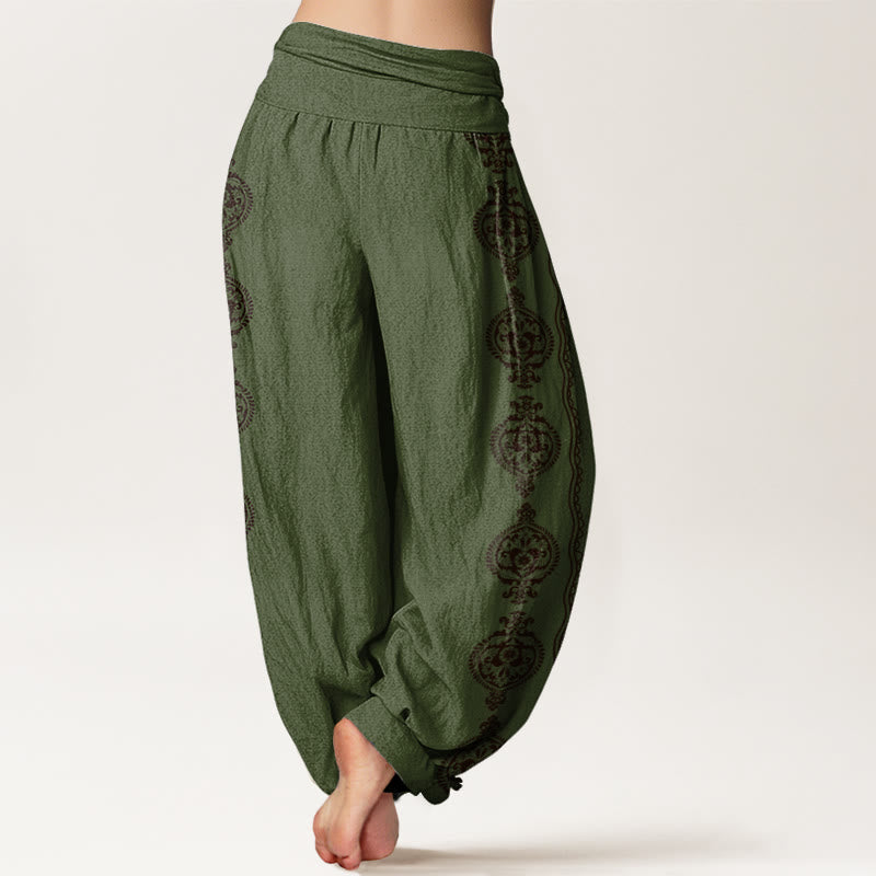 Buddha Stones Mandala Om Mani Padme Hum sarouel taille élastique pour femme - image 7