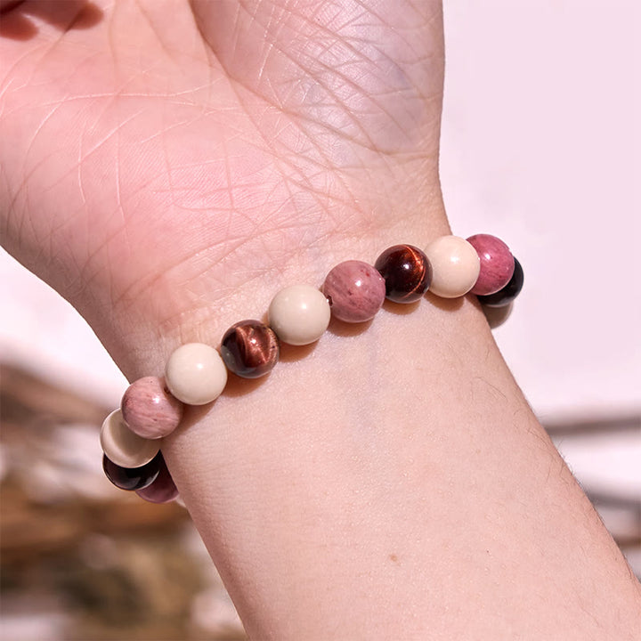 Bracelet de sérénité en pierre de Bouddha, cristaux variés, malachite, lazurite, lapis-lazuli et hémimorphite - image 165