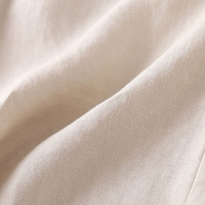 Short en coton uni avec fermeture éclair et boutons pour femme avec poches et Buddha Stones - image 12